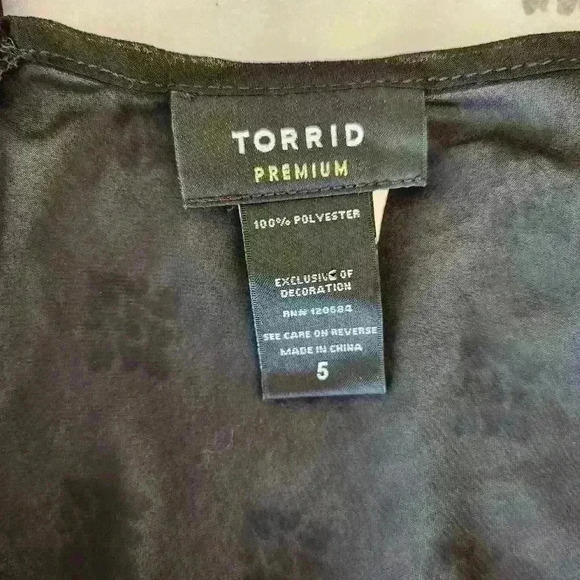 Torrid Premium Romantic Witchy Whimsigoth Mesh Sequin Plus Size Tank Top 5X - Picture 7 of 8